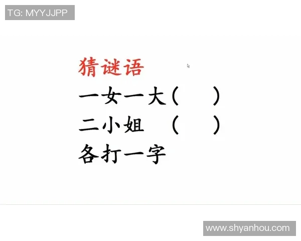 解字谜的乐趣与智慧探索字谜背后的文化与思维之美